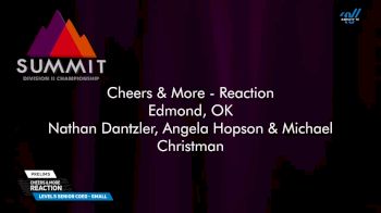 Cheers & More - Reaction [2025 L5 Senior Coed - Small Prelims] 2025 The D2 Summit