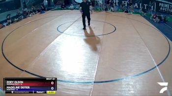 115 lbs Round 3 (16 Team) - Zoey Olson, Washington 3 vs Madeline Deiter, Montana