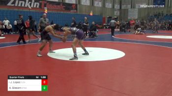 160 lbs Quarterfinal - Jacob Lopez, Clovis North vs Anthony Sissom, Spanish Springs