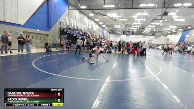 104 lbs Semifinal - Gage Southwick, Sanderson Wrestling Academy vs Brock Revell, Sanderson Wrestling Academy