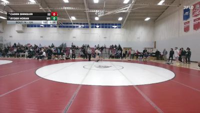 126 lbs Quarterfinal - Ryder Horan, William Penn Charter School vs Caden Shingler, Kiski School