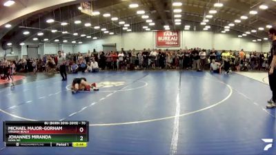 70 lbs Cons. Round 5 - Michael Major-Gorham, Virginia Beach vs Johannes Miranda, Nova WC