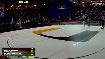 132 lbs Cons. Round 1 - Braden Henderson, Blacksburg vs Peyton McClees, Mountain View