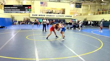 197 lbs Round 2 (6 Team) - Brayden Tomlinson, Murray State vs Braden Bowman, Snow