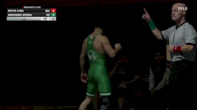 133 lbs Finals (2 Team) - Bryce Luna, Chattanooga vs Geronimo Rivera, Utah Valley