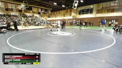 106 lbs Champ. Round 1 - Benson Tanner, Del Oro vs Wyatt Conkright, Temecula Valley