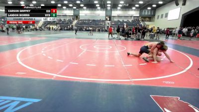 133 lbs Champ. Round 2 - Carson Griffey, Reinhardt University (GA) vs Landon Morris, WVU Tech (W.Va.)