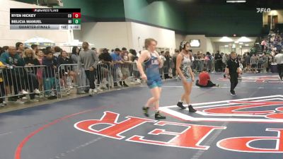 148 lbs Quarterfinal - Ryen Hickey, CO vs Belicia Manuel, MI