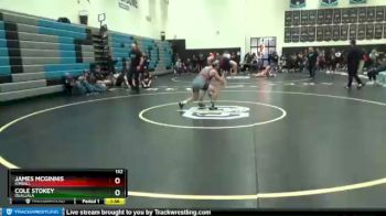 132 lbs Quarterfinal - James McGinnis, Kimball vs Cole Stokey, Ogallala