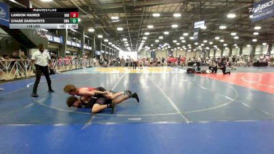 138 lbs Rr Rnd 1 - Landon Haines, Indiana Outlaws Gray vs Chase Zardavets, Diesel Wrestling Academy
