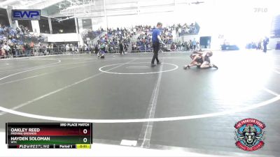 70 lbs 3rd Place Match - Oakley Reed, Proving Grounds vs Hayden Soloman, WTC