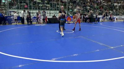 92 lbs Cons. Semis - Levi Ormsby, Big Game Wrestling Club vs Tennison Hahn, Ultimate Praxis