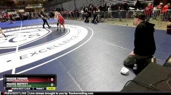 98 lbs 5th Place Match - Maizee Reffett, Moses Lake Wrestling Club vs Maggie Fenner, Piranha Wrestling Club