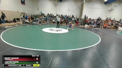 132B Quarterfinal - Kacey Mackay, Thermopolis vs Carter Evans, Natrona County