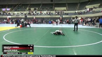 50 lbs Cons. Semi - Brantley Farrell, Team Nazar vs Grayson Guelig, Edina Wrestling Association
