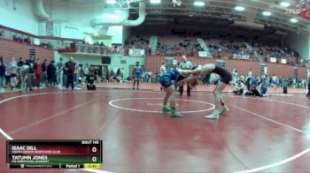 132 lbs Cons. Round 4 - Isaac Dill, South Gibson Wrestling Club vs Tatumn Jones, M3 Wrestling Academy