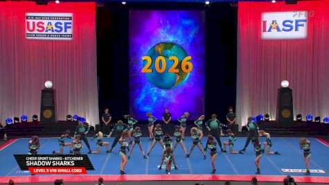 Cheer Sport Sharks - Kitchener - Shadow Sharks [2026 L5 U18 Small Coed Semis] 2026 The Cheerleading Worlds