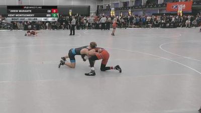 120 lbs Cons. Rd Of 16 - Drew Murante, Izzy Style Wrestling vs Kent Montgomery, Moen Wrestling Academy