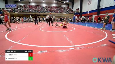 58 lbs Consi Of 8 #2 - Ryland Peters, Claremore Wrestling Club vs Thomas Sandlin, Vian Wrestling Club