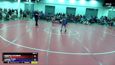 77 lbs Placement Matches (8 Team) - Haedyn Cochran, Indiana vs Logan Tuck, New Jersey