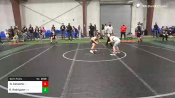 85 lbs Semifinal - Ryan Rodriguez, Red Nose vs Steven Catalano, F.l.o.w.
