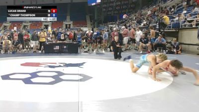 157 lbs Champ. Rd Of 16 - Lucas Drake, Pennsylvania vs Champ Thompson, Oklahoma