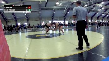 197 lbs Quarterfinal - Noah Weaver, Purdue vs Josh Ryan, Gannon Unattached