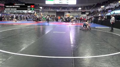 1A-4A 106 Cons. Semi - Kellen Mitchell, Oak Grove vs Asher Waugh, New Hope HS