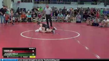 75 lbs Round 3 (8 Team) - Jackson Wells, BLACKHAWK WC vs Gavin Lee, ALABAMA ELITE