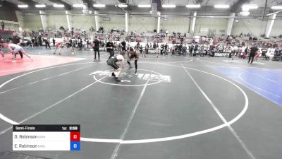 157 kg Semifinal - Dallas Robinson, Grindhouse Wrestling Club vs Elijah Robinson, Badlands WC