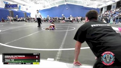 50 lbs Round 2 (4 Team) - Annalise Patterson, Queens Of Chaos vs Trinh Tse, OpenMats Wrestling Club