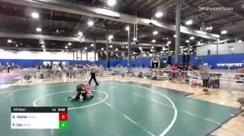 130 lbs Rr Rnd 1 - Braxton Walter, Midwest Strong vs Peyton Cox, Washington Community High School