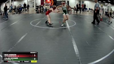 88 lbs Round 2 (4 Team) - Nick Hobson, Mat Warriors Black vs Caleb Hoosier, PA Alliance