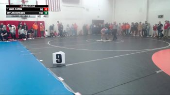 157 lbs Champ. Round 1 - Jake Osten, Portage High School vs Jaylen Howard, Team Jeff Wrestling Club
