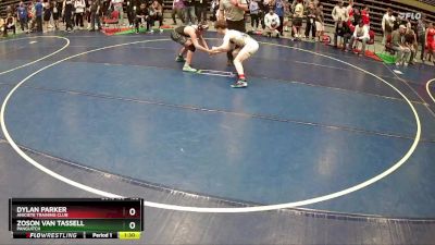 132 lbs Champ. Round 2 - Zoson Van Tassell, Panguitch vs Dylan Parker, Aniciete Training Club