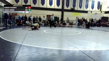135lbs Cons. Round 3 - Carley Ocampo, Liberty (Girls) vs Amelia Ennis, Richland (Girls)