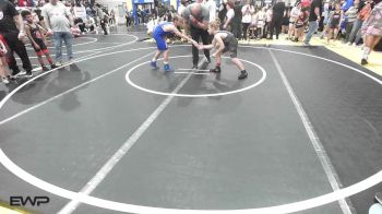 85 lbs Quarterfinal - Griffin Granneman, Fort Gibson Youth Wrestling vs Legend Sanders, Stroud Youth Wrestling Club