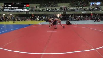 120 lbs Semifinal - Eli Lunn, BigWater vs Landon Kajewski, Richland Center Wrestling Club