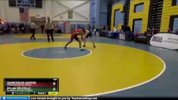 138 lbs Cons. Round 1 - Dylan Delcollo, Delaware Military Academy vs JuanCarlos Santos, Conrad School Of Science