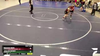 Quarterfinal - Reagan Beer, Summit Wrestling Academy vs Anilyse Bundy, Brainerd