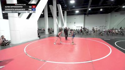 80 lbs Rr Rnd 4 - Alyse Diffenderfer, California Grapplers vs Charlotte DiFrancisco, Poway Elite