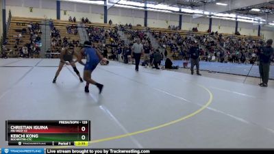 125 lbs Cons. Round 1 - Keiichi Kong, Rochester-CTC vs Christian Iguina, MN-West CC