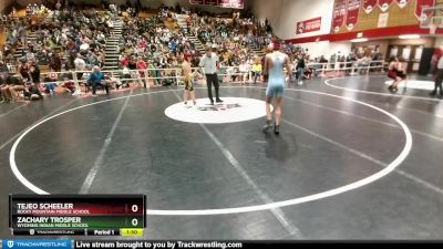 120 lbs Cons. Round 3 - Zachary Trosper, Wyoming Indian Middle School vs Tejeo Scheeler, Rocky Mountain Middle School