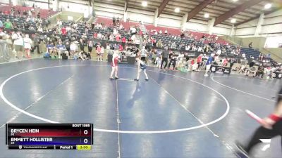 67 lbs Cons. Round 3 - Brycen Hein, MI vs Emmett Hollister, CT