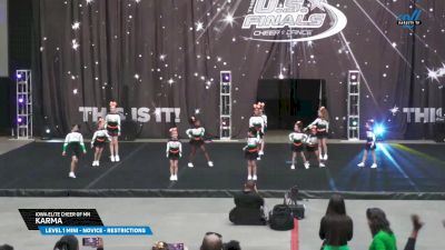Iowa Elite Cheer of MN - KARMA [2025 L1 Mini - Novice - Restrictions Day 1] 2025 The U.S. Finals Des Moines