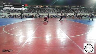 138 lbs Round Of 16 - Liam Newton, Jenks vs Channing Dunn, Kingfisher YellowJackets