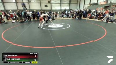 145 lbs Quarterfinal - Gil Mossburg, WA vs Stone Hartford, WA