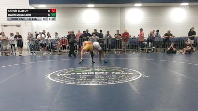 144 lbs Consi Of 64 #2 - Aaron Ellison, NC vs Owen McMullen, PA