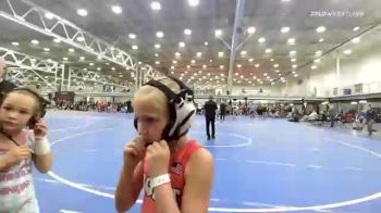 61 lbs Rr Rnd 3 - Riley Webb, Buckeye Girls vs Evelyn Provisor, Misfits Sweet Lightning