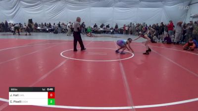 86 lbs Consi Of 8 #1 - Jayda Hall, Carlisle vs Christian Piselli, Cogan Station